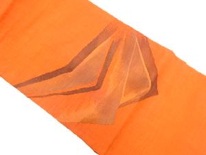 リサイクル　幾何学模様織り出し名古屋帯